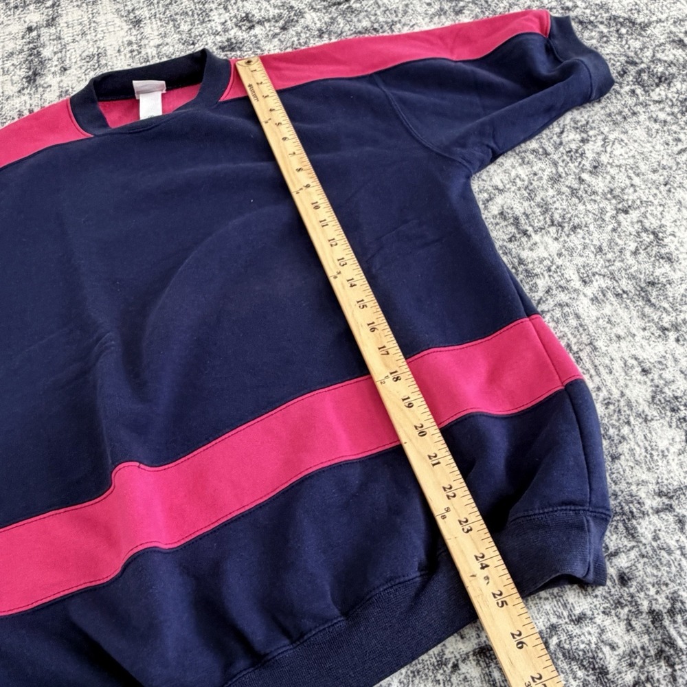 VTG Women's Pro Spirit Sweatsuit Sweater Half Sleeve Shorts Blue Pink Set Size M - Picture 4 of 13